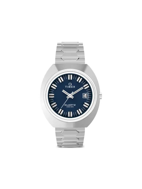 TIMEX Q 1972 Time Machine Reissue 39mm Blue TW2Y33100