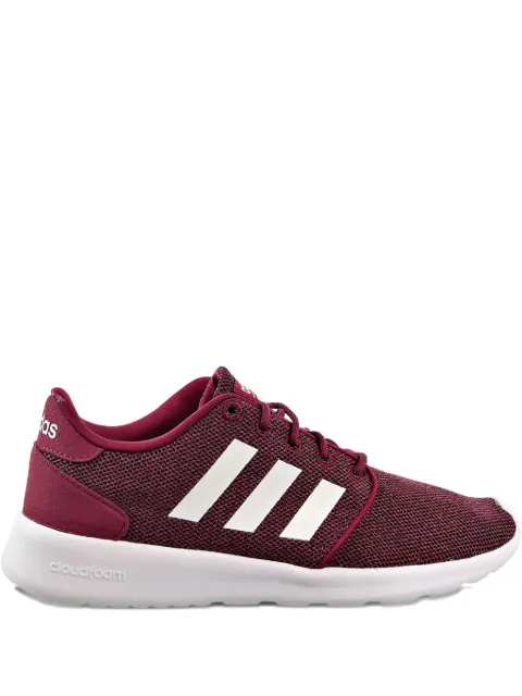 adidas Cloudfoam QT Racer three-stripe sneakers Red BC0006