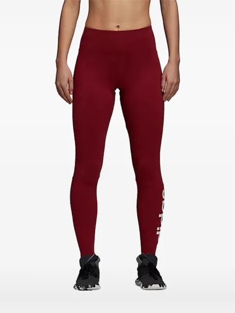 adidas high-waisted logo leggings Red CZ5742