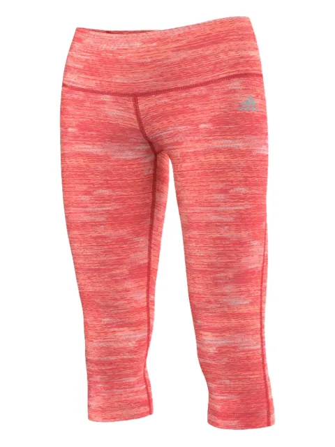 adidas elasticated-waistband capris Red AI3015