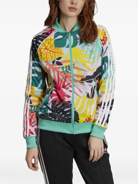 adidas Stadium Tropicalage "Multicolour" track jacket Green FH7991