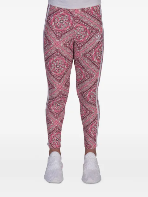 adidas paisley-print leggings Pink CE1121