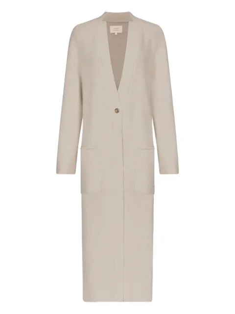 LouLou de Saison buttoned patch-pocket coat Neutrals SMETSTONEMELANGE