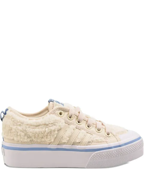 adidas Nizza Platform Sherpa platform sneakers Neutrals H02698