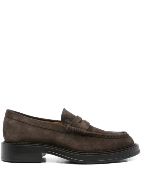 Tod's suede penny loafers Brown XXM61K0A140RE