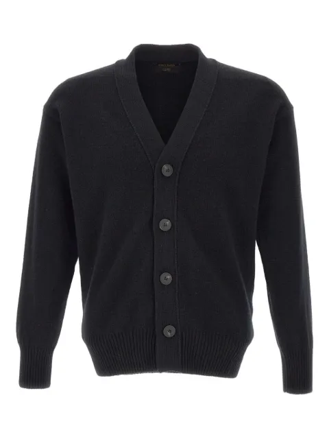 Gran Sasso V-neck wool cardigan Black 2318825051099