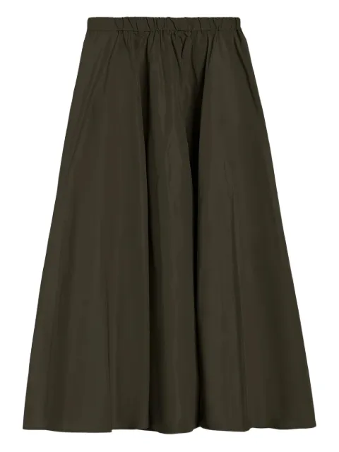 ASPESI pleat-detail midi skirt Green 5N23P00801237