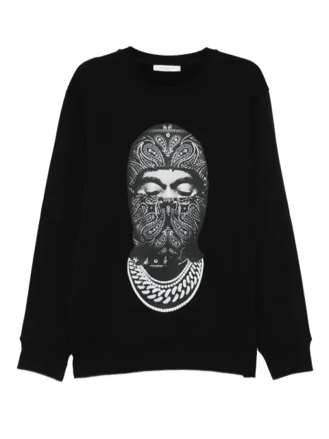 Ih Nom Uh Nit bandana paisley-print sweatshirt Black NUW25232