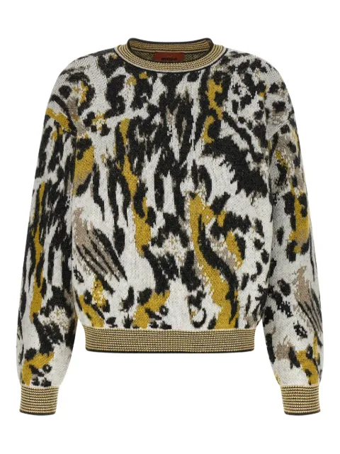 Missoni animalier patterned sweater Black DS25WN07BK01C1SM9SY