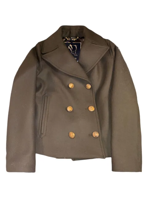 Sealup double-breasted coat Green 56092BIS757315