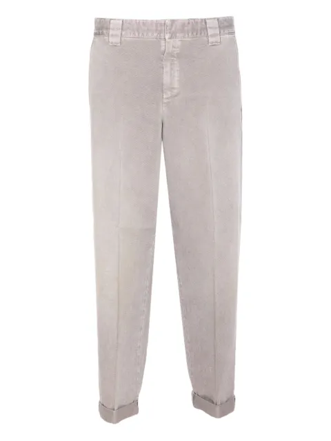 Golden Goose cuffed cotton trousers Grey GMP01190P002085