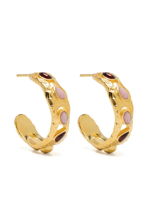 Aurelie Bidermann Atalide hoop earrings Gold FW25BO14MG