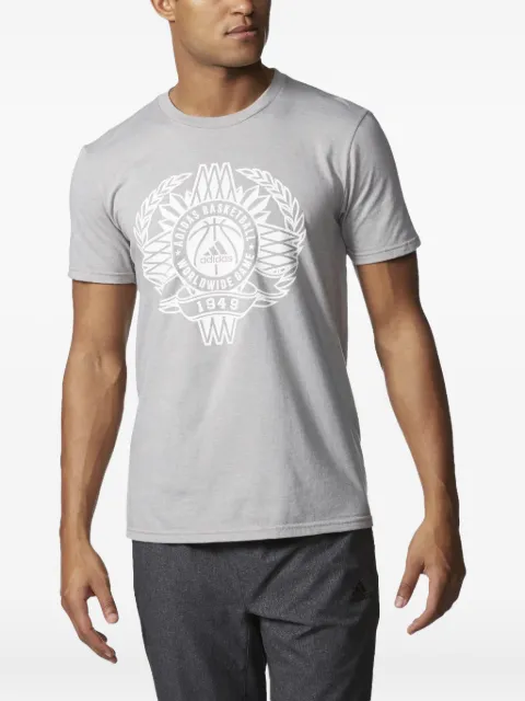 adidas Global Game short-sleeved T-shirt Grey BP7757