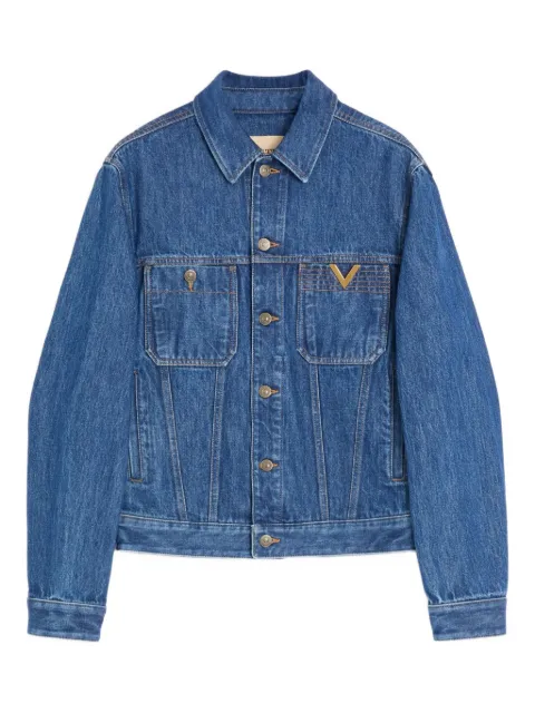 Valentino Garavani pocket-chest denim jacket Blue VDC14FB6M