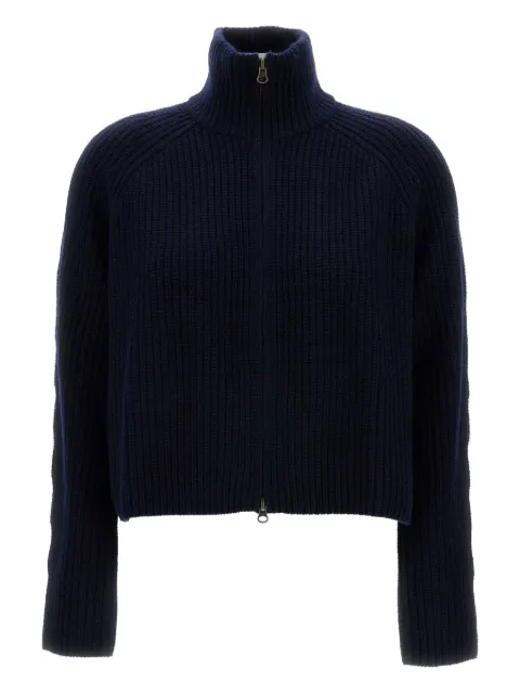 Lisa Yang high-neck zip cardigan Blue 2025304NA
