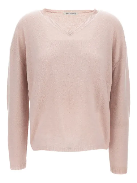 M.S.M. V-neck sweater Pink V7130047