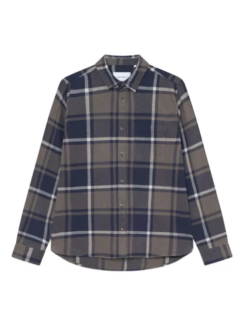 Les Deux plaid button-down shirt Blue 1000830460