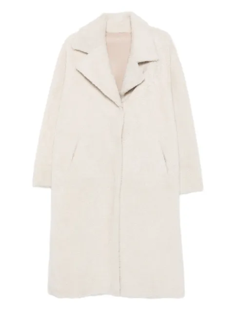 Arma welt-pocket fleece coat Neutrals 110L25609002