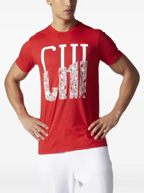 adidas Chicago T-shirt Red BQ1716