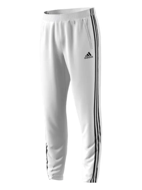 adidas 3-Stripes logo track pants White CF9316