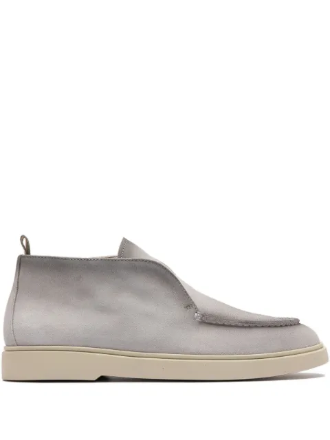Officine Creative Bones 102 suede boots Grey OCDBONE102LIC89E408