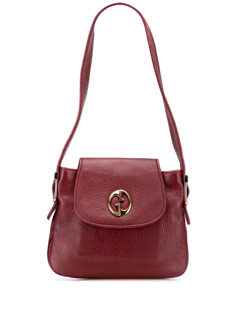 Gucci Pre-Owned 2000-2015 Leather 1973 shoulder bag Red MRQ3T5PQ7BYKRL3L