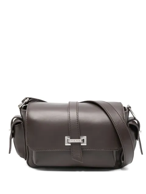 Hogan flap leather shoulder bag Brown KBW01RI0200TZP