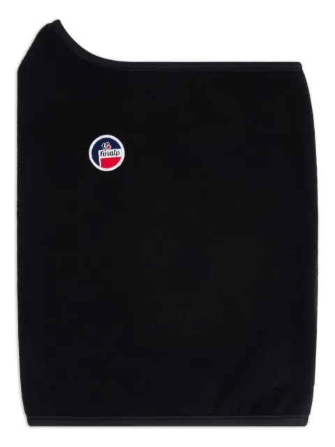 Fusalp logo-embroidered fleece neck gaiter Black 21HA3736