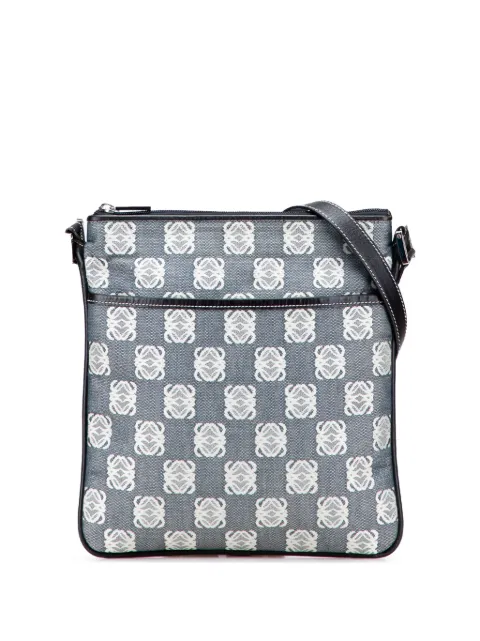 Loewe Pre-Owned 2003 Anagram Canvas crossbody bag Grey L6PYZV5IXRA0ME9X