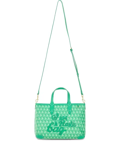 Anya Hindmarch xs I Am A Plastic Bag tote bag Green 202381ALOEVERA
