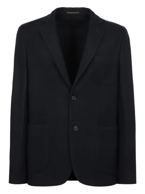 slowear single-breasted blazer Black 63I00840952