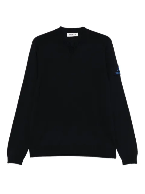 Premiata logo-plaque sweater Blue PMG21