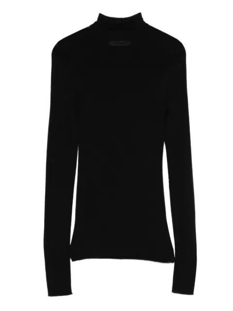 Dorothee Schumacher high-neck long-sleeve sweater Black 010601