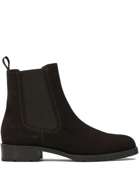 Maretto elastic-panel suede boots Brown 2267CAMOSCIOTMORO