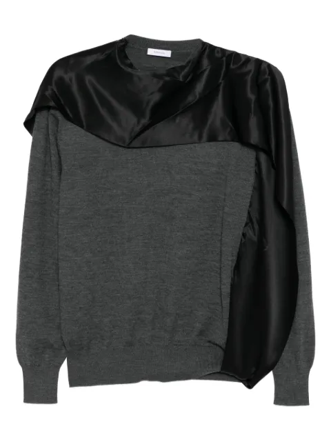 Ferragamo scarf-neck pullover Grey 788130