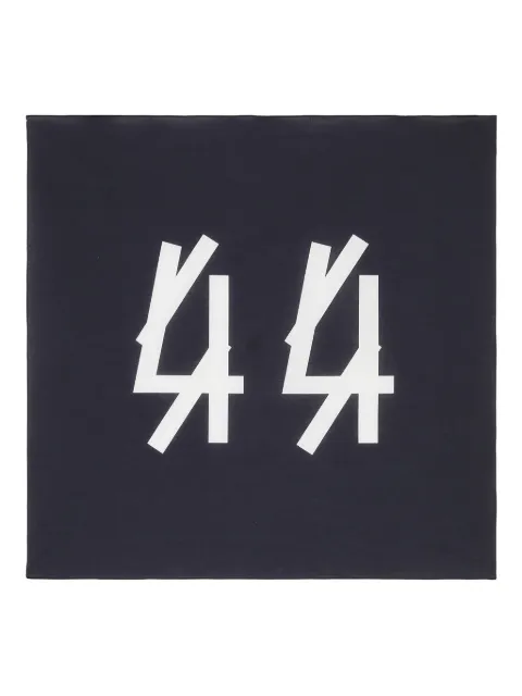 44 LABEL GROUP number-print scarf Black B0030622FA686