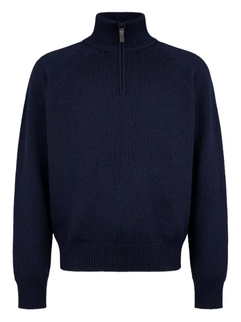 Tod's high-neck half-zip sweater Blue X8MC1518290XJM