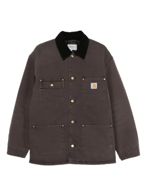 Carhartt WIP OG Chore corduroy-collar coat Brown I035613