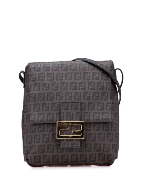 Fendi Pre-Owned 2000-2010 Zucchino Spalmati crossbody bag Brown AVI1M55NZYAA078Q