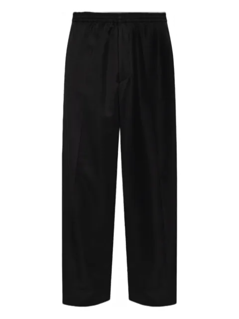Balenciaga elasticated-waistband wool trousers Black 838859TJT35