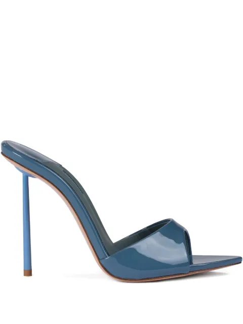 Le Silla 120mm Bella patent leather stiletto sandals Blue 6622C100BXPPKAB