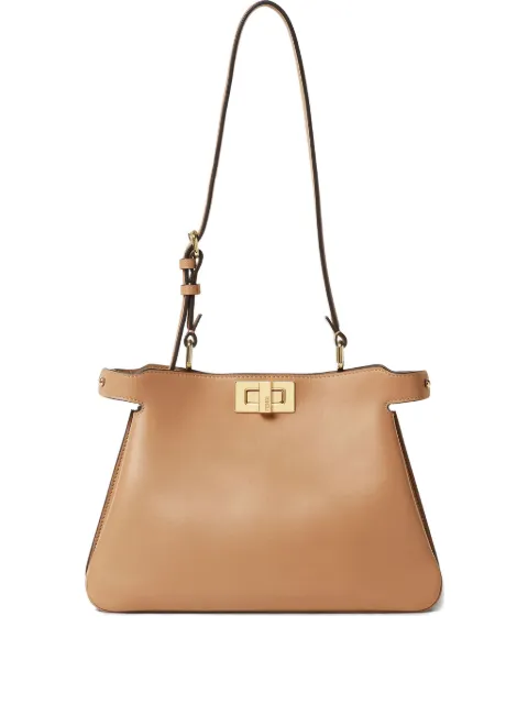 FENDI small Peekaboo tote bag Brown 8BN365AOVH