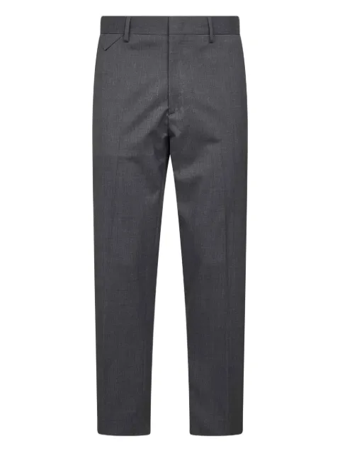 D4.0 flap-pocket belt-loops trousers Grey D1PFW25260007N013