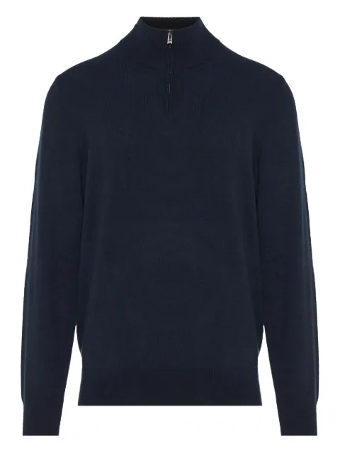 BOSS zip-up sweater Blue 50549984
