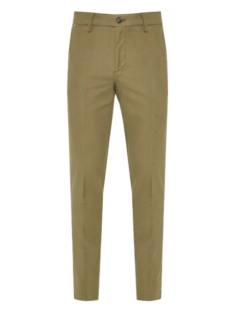BOSS pleat-detail trousers Green 50551059