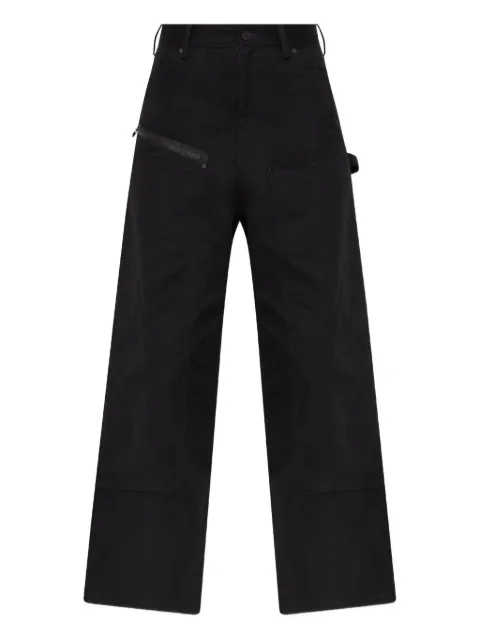 Y-3 cargo-pocket zip-detail trousers Black JV6774