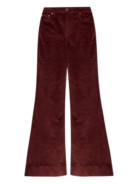 rag & bone corduroy flared jeans Red RJ6725F1XBU