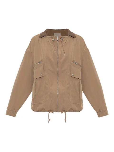 RETHINKIT STUDIOS zip-fastening flap-pocket jacket Neutrals 20616610