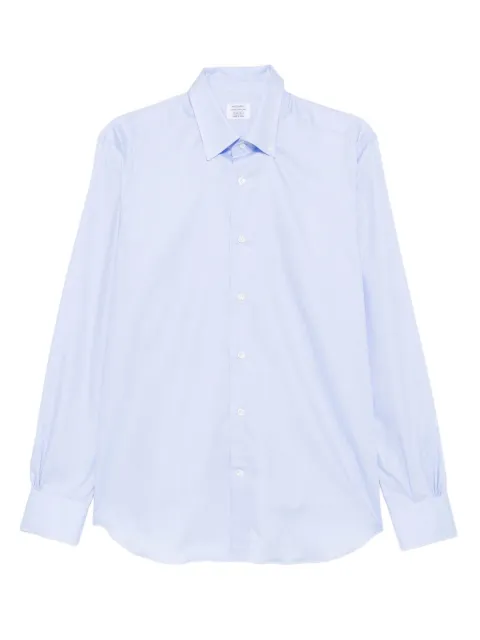 Mazzarelli cotton shirt Blue 4531COLLO075SR