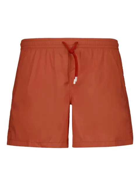 Fedeli Madeira drawstring-waist swim shorts Orange TU000320